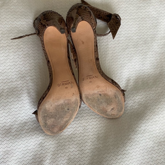 Alexandre Birman Clarita 75 Python sz 41 - Picture 6 of 7